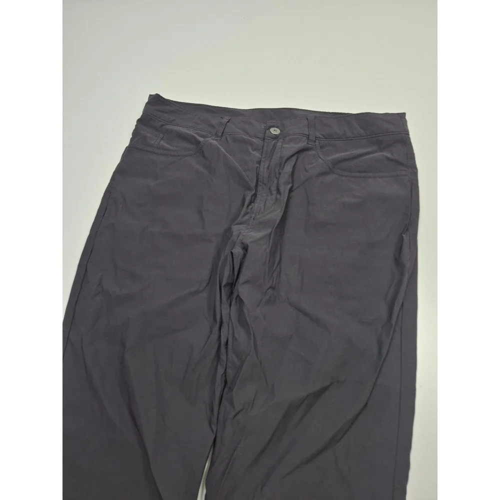 The North Face Sprag 5 Pocket Pants Mens 36x29 Black Hiking Nylon Stretch Zip